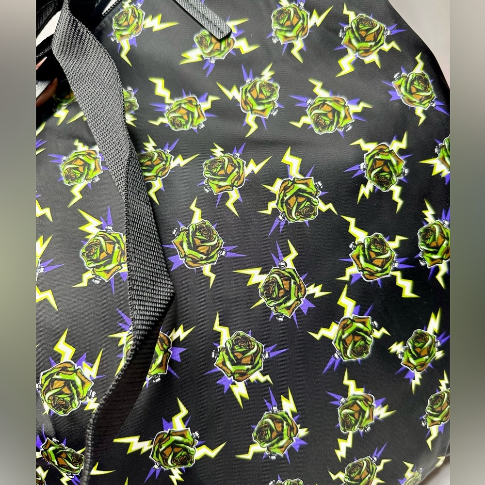 NEW! Limited Edition Prada x Frankenstein Rose Print Nylon Convertible Tote - Picture 10 of 15